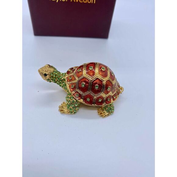Taylor Avedon Turtle Jewelry/Trinket Box - Picture 3 of 6